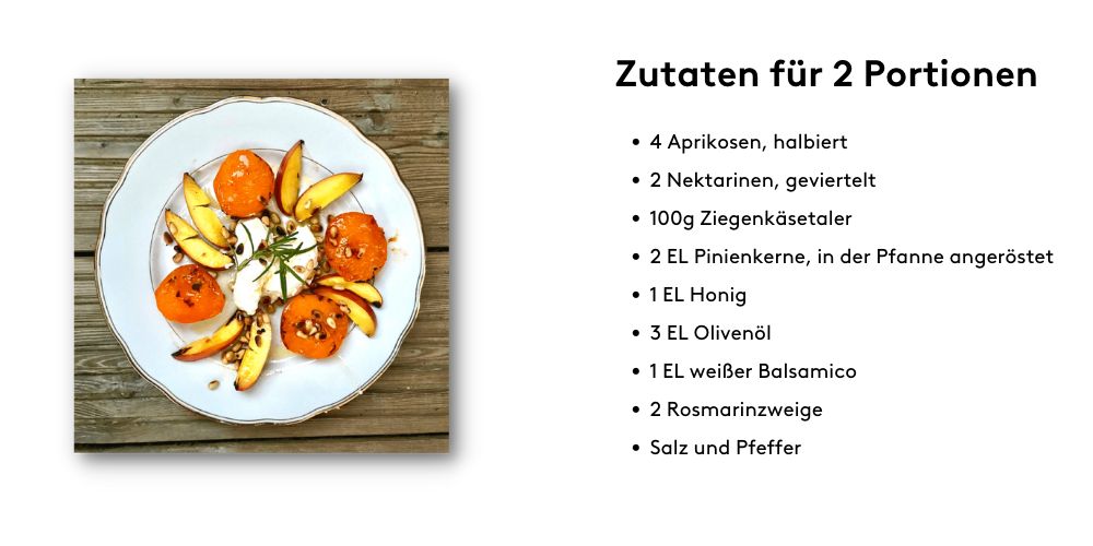 Aprikosen vom Grill
